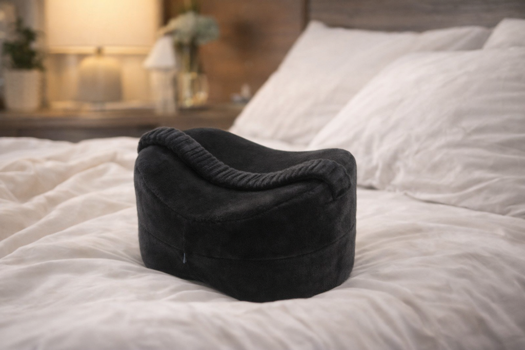 AlignRest Knee Pillow - Ergonomic Memory Foam for Side Sleepers